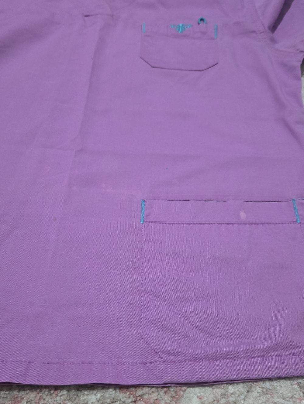 Purple Scrub Top - Picture 9 of 10